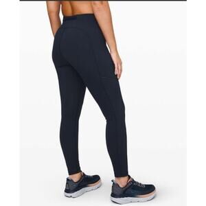 Lululemon Speed Up Tight 28" *Brushed Full-On LuxtremeTrue Navy Sz 8